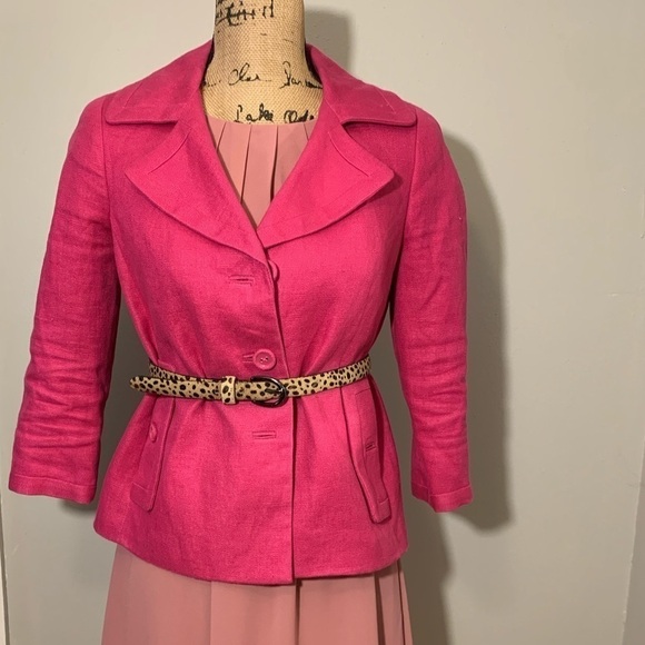 Talbots pink pea coat jacket size 2P - Picture 1 of 8